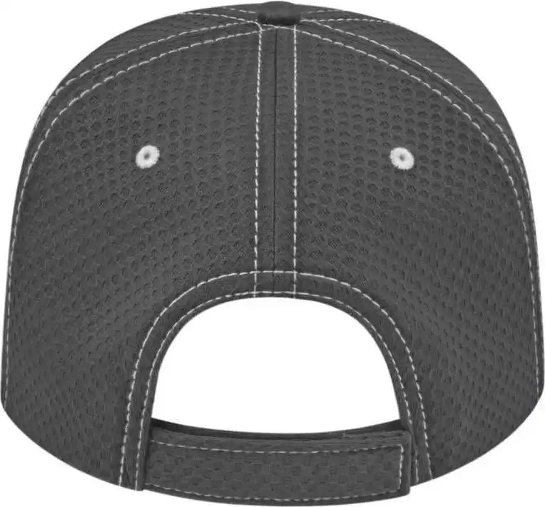 Cap America I7024 Soft Textured Polyester Mesh Charcoal Dark Gray / one Size Fits Most