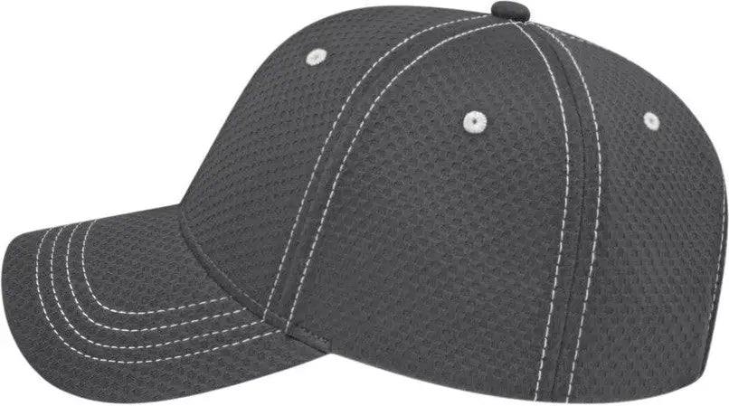 Cap America I7024 Soft Textured Polyester Mesh - Charcoal