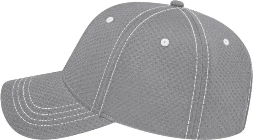 Cap America I7024 Soft Textured Polyester Mesh - Gray