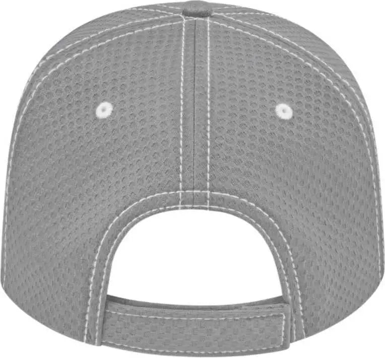 Cap America I7024 Soft Textured Polyester Mesh - Gray