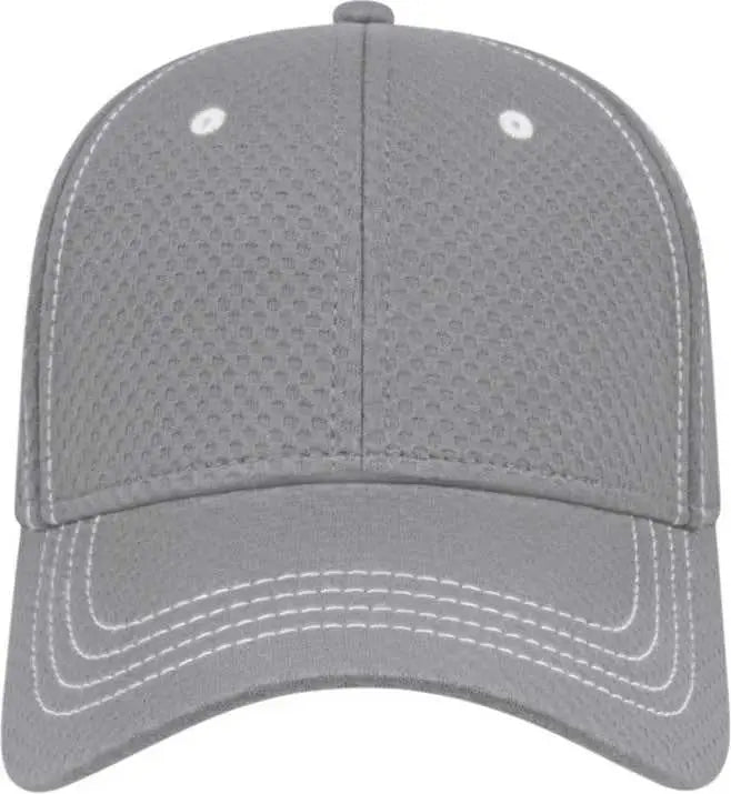 Cap America I7024 Soft Textured Polyester Mesh - Gray