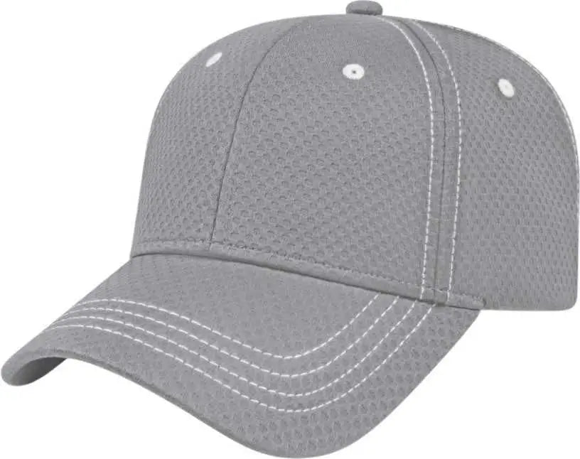 Cap America I7024 Soft Textured Polyester Mesh - Gray
