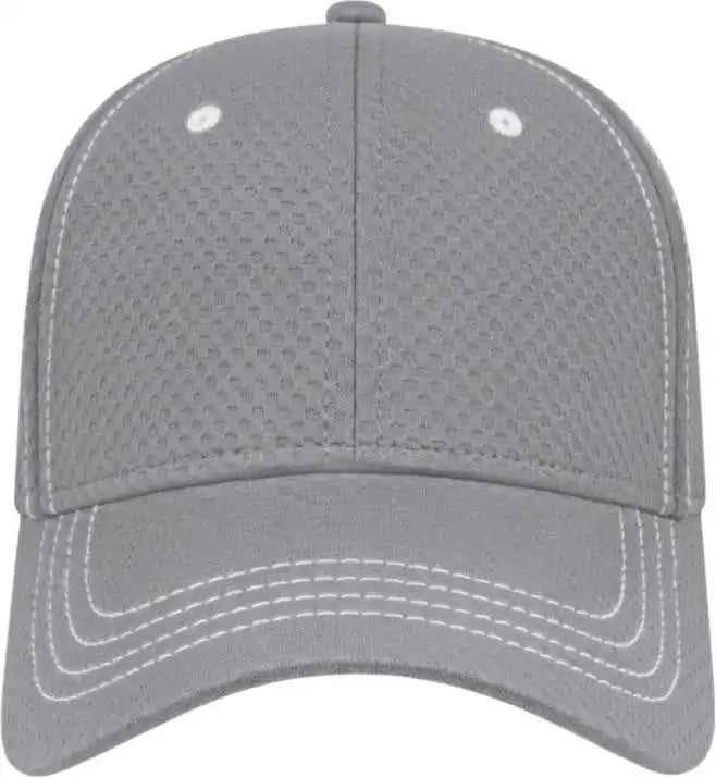 Cap America I7024 Soft Textured Polyester Mesh - Gray - one Size Fits Most