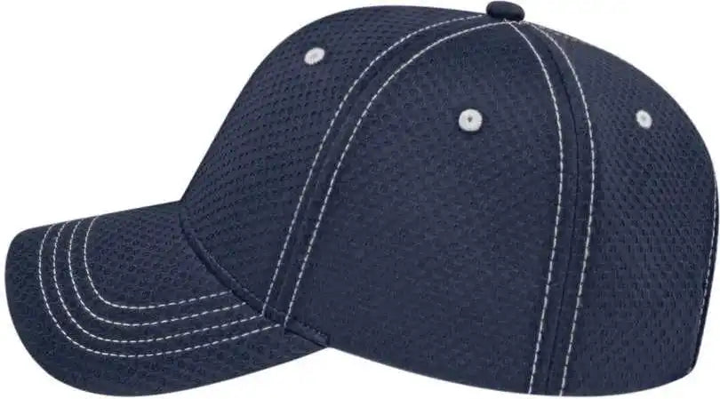 Cap America I7024 Soft Textured Polyester Mesh - Navy - one Size Fits Most