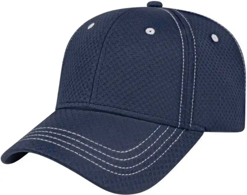 Cap America I7024 Soft Textured Polyester Mesh Navy / one Size Fits Most