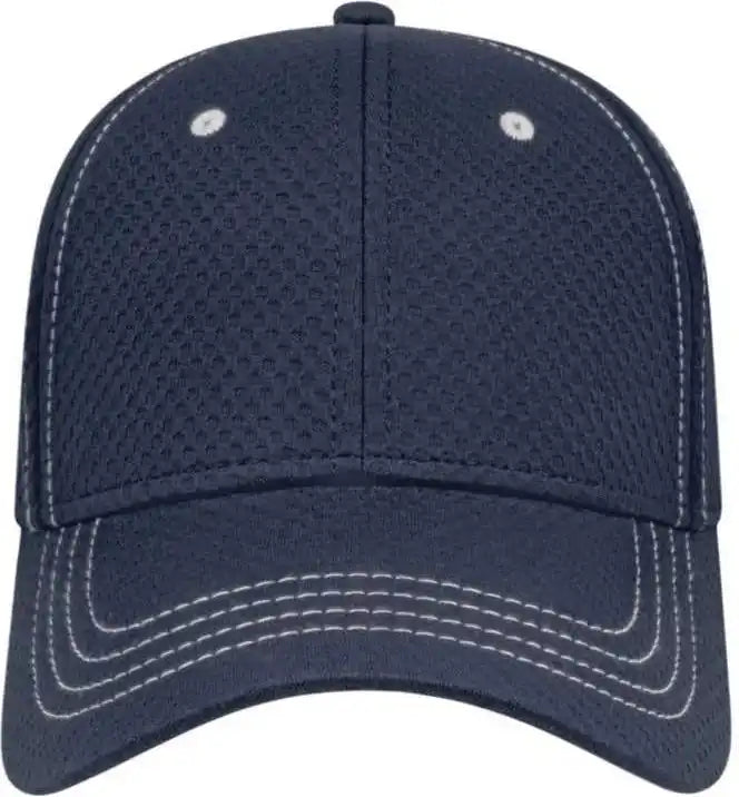 Cap America I7024 Soft Textured Polyester Mesh - Navy - one Size Fits Most