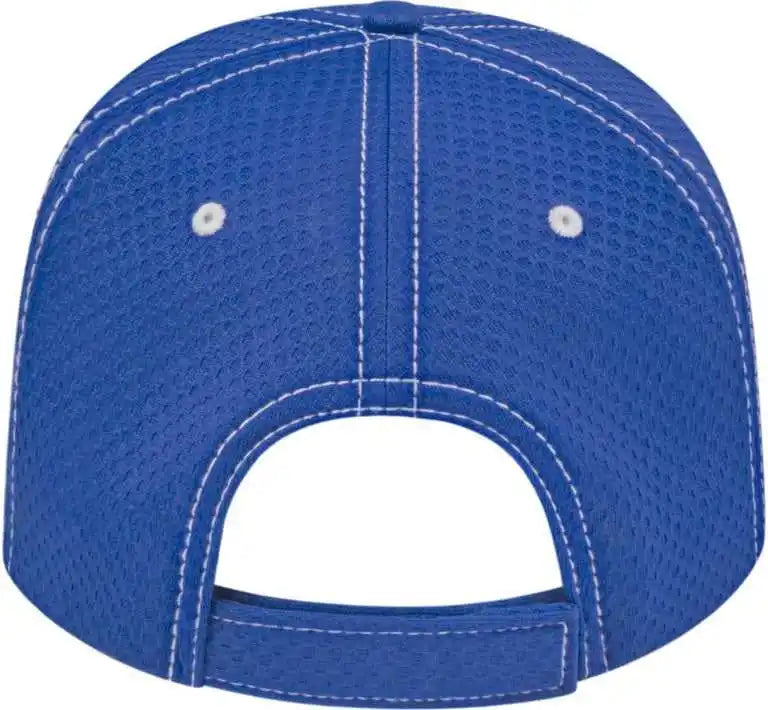 Cap America I7024 Soft Textured Polyester Mesh Royal / one Size Fits Most