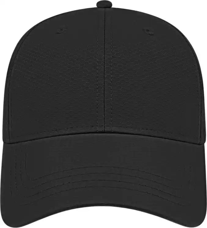 Cap America I7035 Lightweight Polyester Performance Black / one Size Fits Most