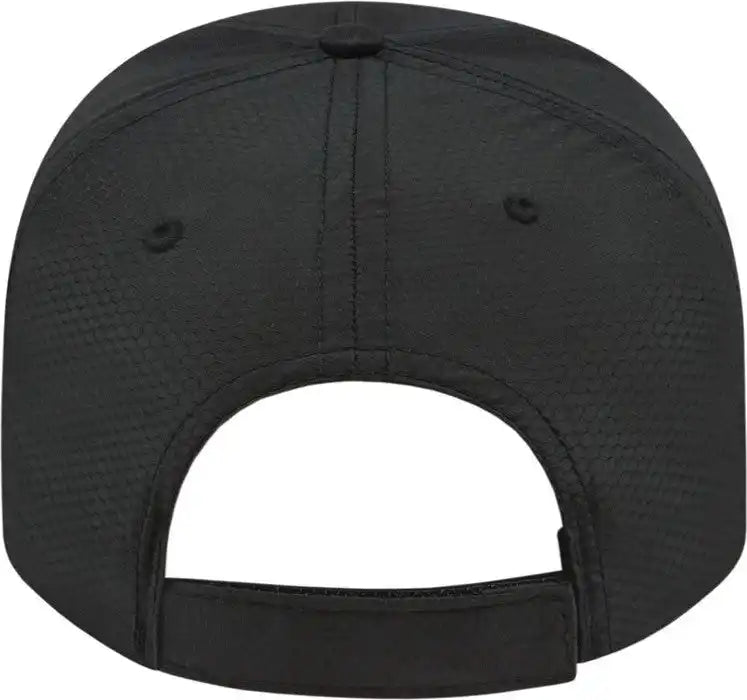 Cap America I7035 Lightweight Polyester Performance - Black - one Size Fits Most