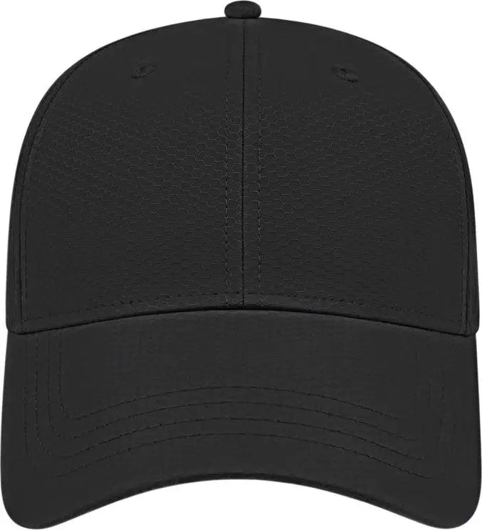 Cap America I7035 Lightweight Polyester Performance - Black - one Size Fits Most