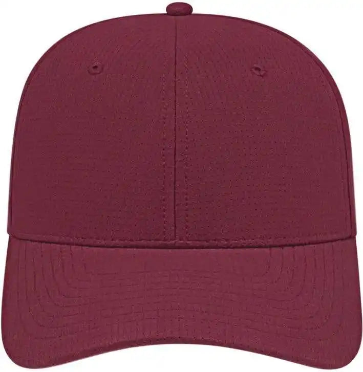 Cap America I7041 Lightweight Aerated Performance - Maroon