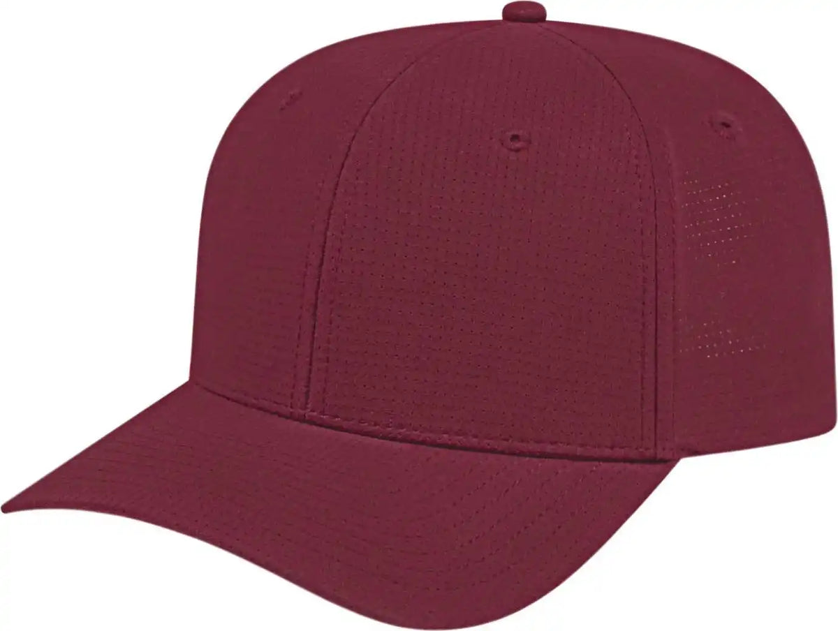 Cap America I7041 Lightweight Aerated Performance - Maroon