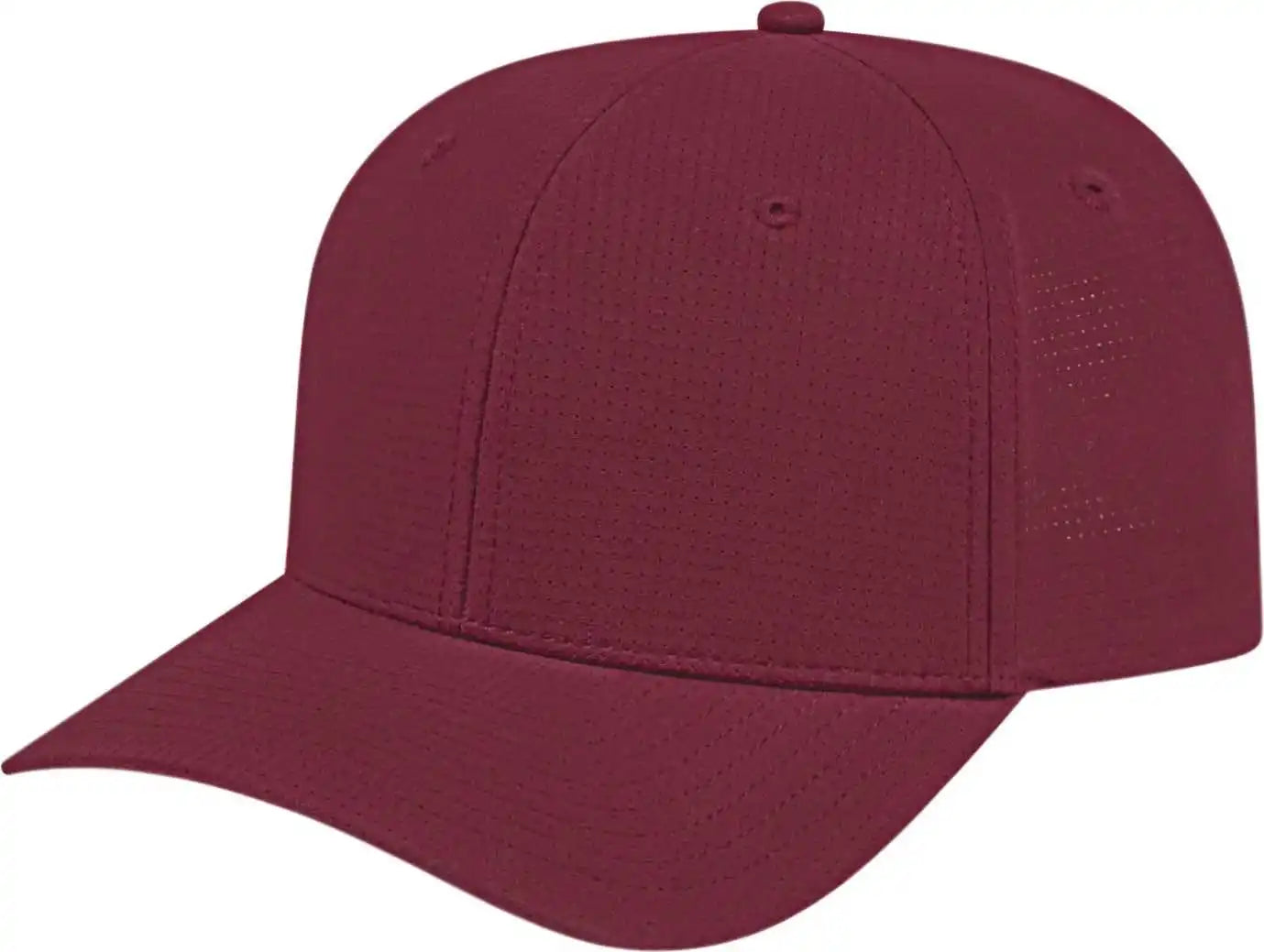 Cap America I7041 Lightweight Aerated Performance - Maroon - Xs