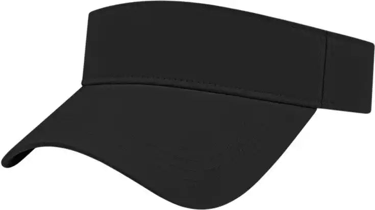 Cap America I7042 Performance Athletic Visor Black / one Size Fits Most