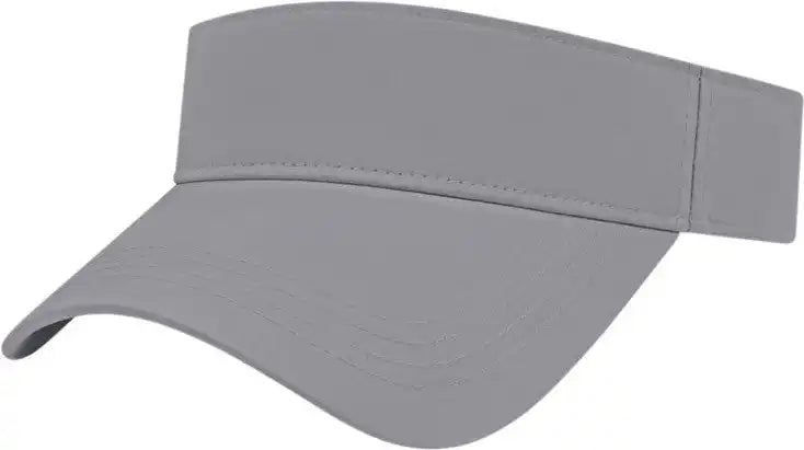 Cap America I7042 Performance Athletic Visor Gray / one Size Fits Most