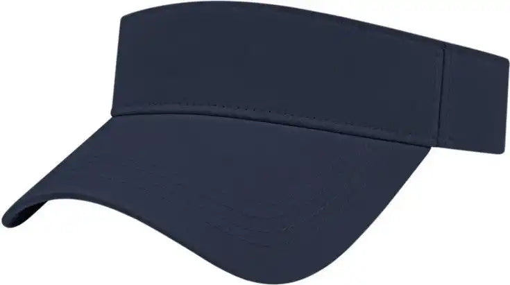 Cap America I7042 Performance Athletic Visor Navy / one Size Fits Most