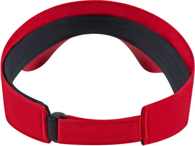 Cap America I7042 Performance Athletic Visor Red / one Size Fits Most