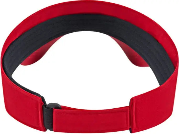 Cap America I7042 Performance Athletic Visor - Red - one Size Fits Most