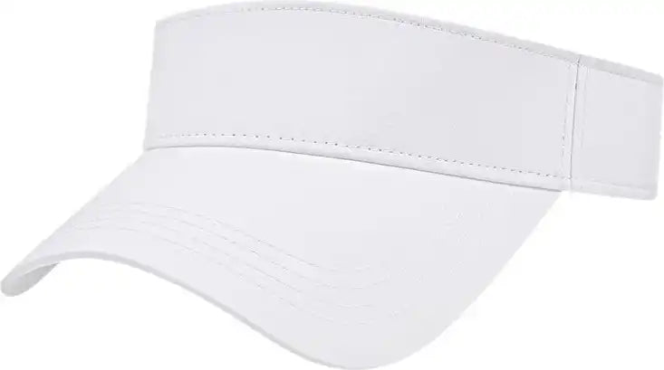 Cap America I7042 Performance Athletic Visor - White - one Size Fits Most