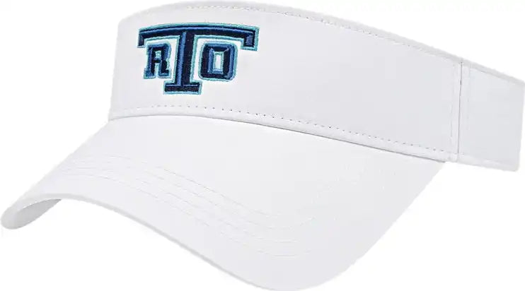 Cap America I7042 Performance Athletic Visor - White - one Size Fits Most