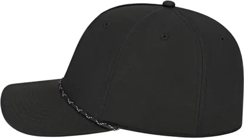 Cap America I7256 Athletic Rope - Black White - one Size Fits Most
