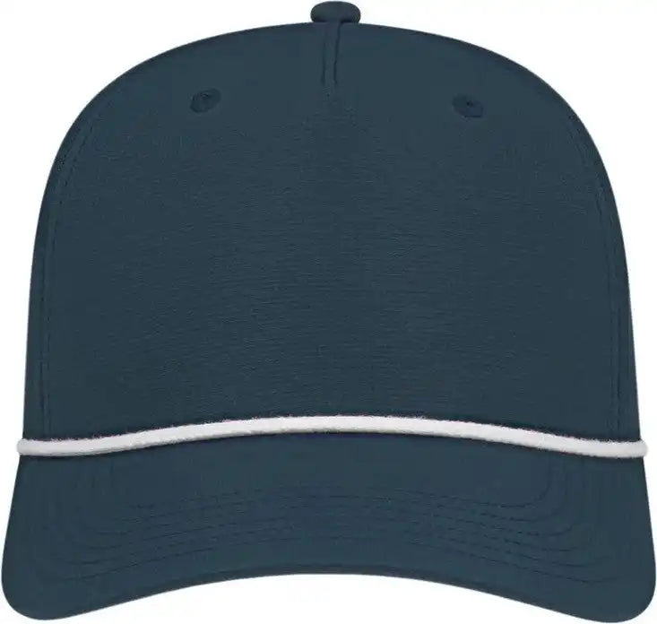 Cap America I7256 Athletic Rope Dark Blue White Navy / one Size Fits Most