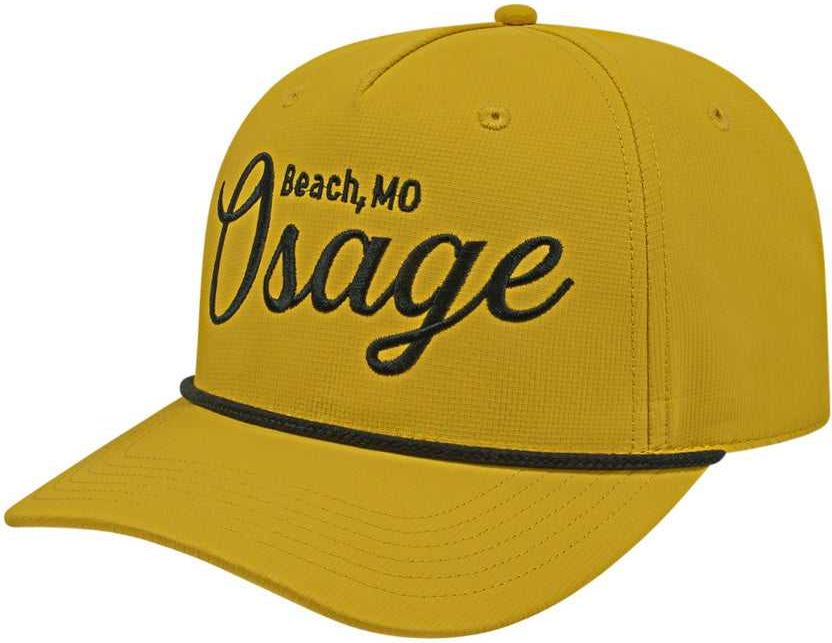 Cap America I7256 Athletic Rope - Dijon Black - Tan / one Size Fits Most