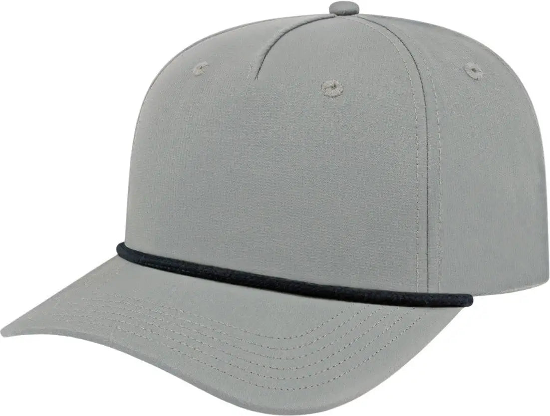 Cap America I7256 Athletic Rope - Gray with Black - with / one Size Fits Most