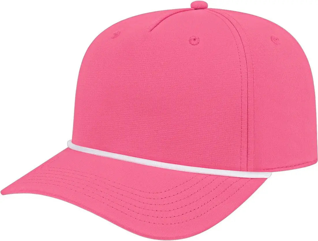 Cap America I7256 Athletic Rope - Hot Pink with White - with / one Size Fits Most