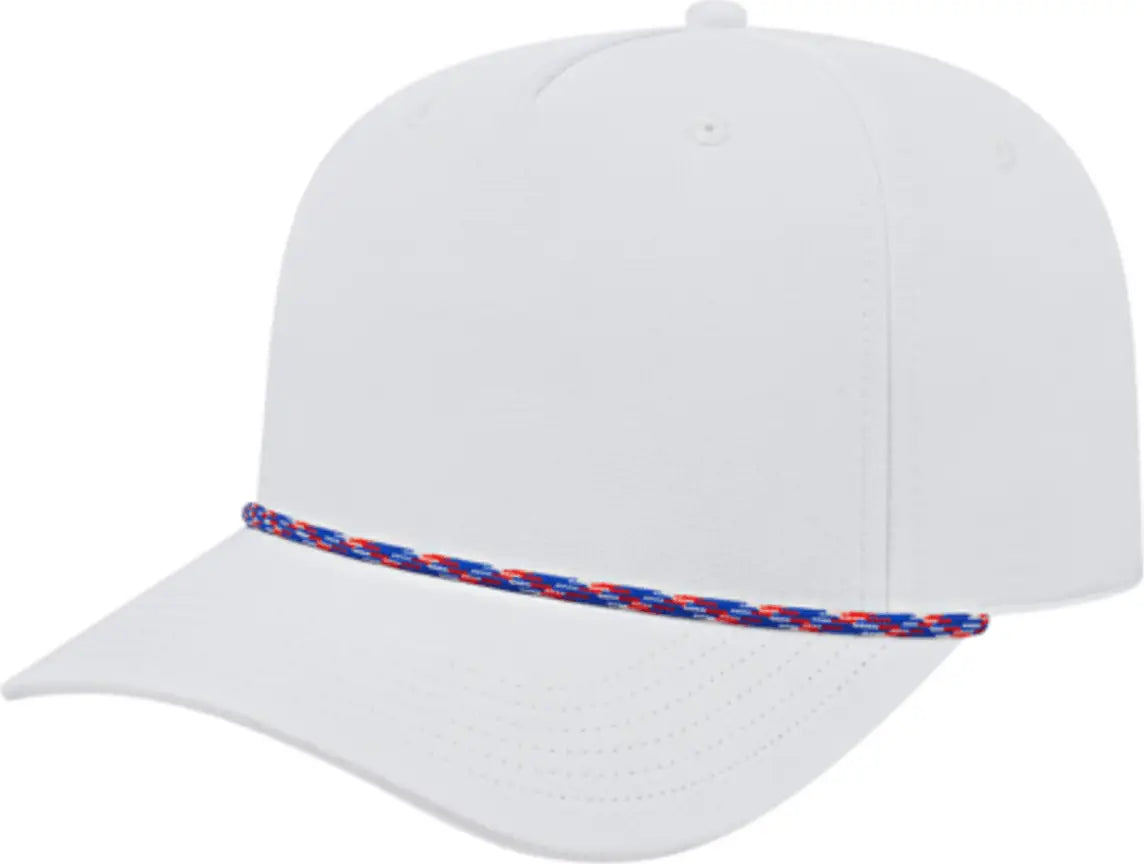 Cap America I7256 Athletic Rope - White with Red Royal