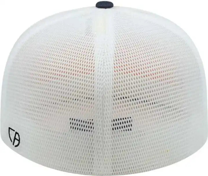 Cap America I8501 Flexfit Performance Trucker Mesh Back - Athletic Gold Navy White