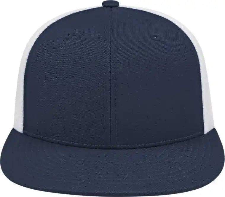 Cap America I8501 Flexfit Performance Trucker Mesh Back Navy White