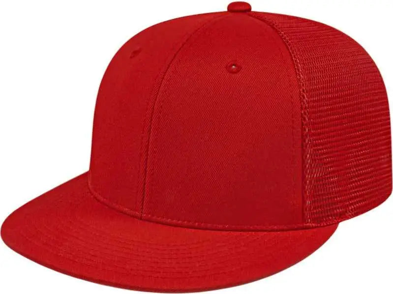 Cap America I8501 Flexfit Performance Trucker Mesh Back - Red