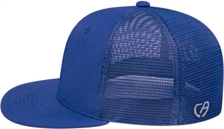 Cap America I8501 Flexfit Performance Trucker Mesh Back Royal