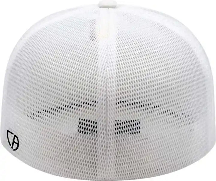 Cap America I8501 Flexfit Performance Trucker Mesh Back White