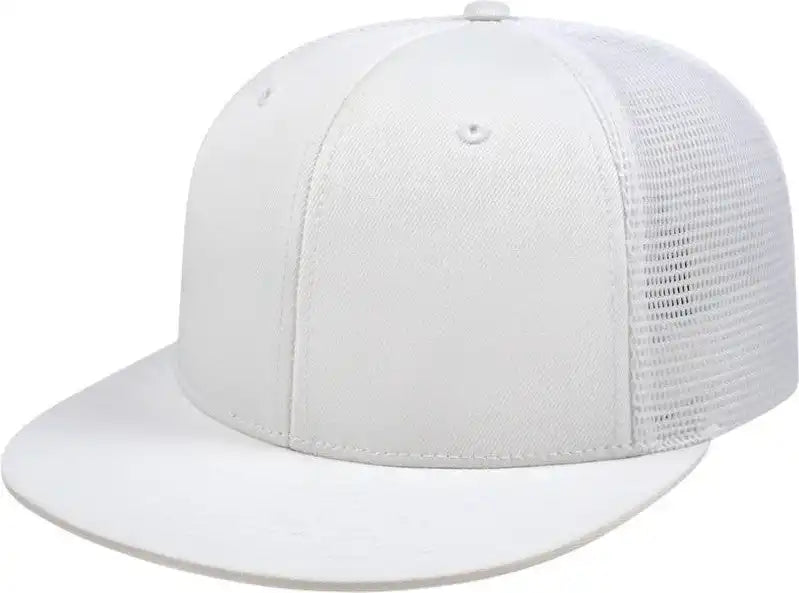 Cap America I8501 Flexfit Performance Trucker Mesh Back White / Xs