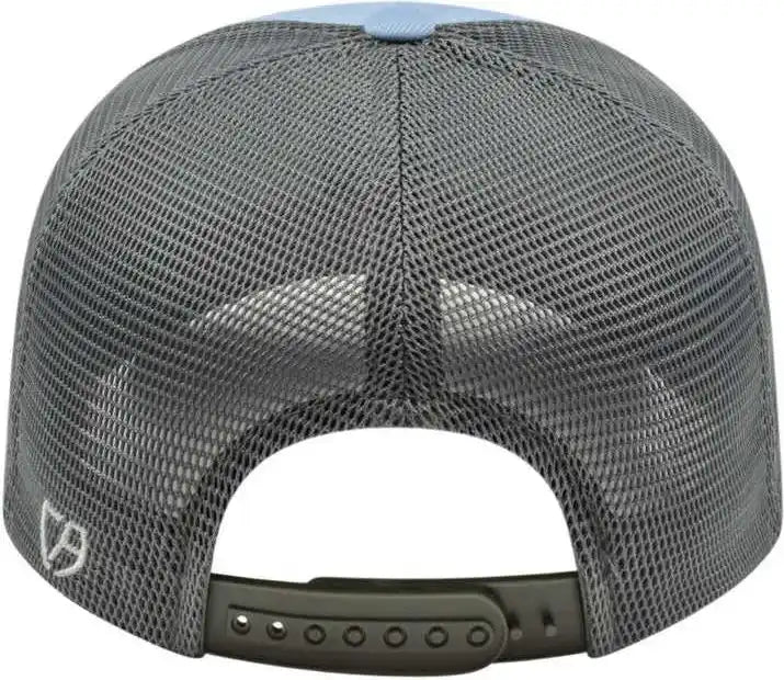 Cap America I8502 Flexfit 110 Trucker Mesh Back Allure Graphite Dark Gray / one Size Fits Most
