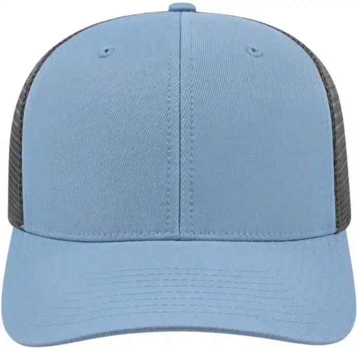 Cap America I8502 Flexfit 110 Trucker Mesh Back Allure Graphite Dark Gray / one Size Fits Most