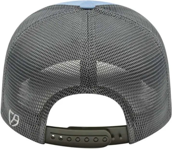 Cap America I8502 Flexfit 110 Trucker Mesh Back - Allure Graphite - Dark Gray / one Size Fits Most