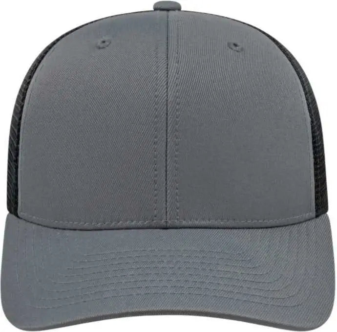 Cap America I8502 Flexfit 110 Trucker Mesh Back - Graphite Black