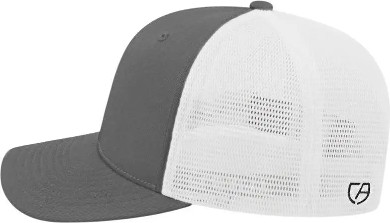 Cap America I8502 Flexfit 110 Trucker Mesh Back - Graphite White