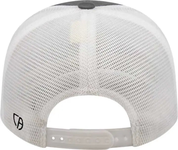 Cap America I8502 Flexfit 110 Trucker Mesh Back - Graphite White
