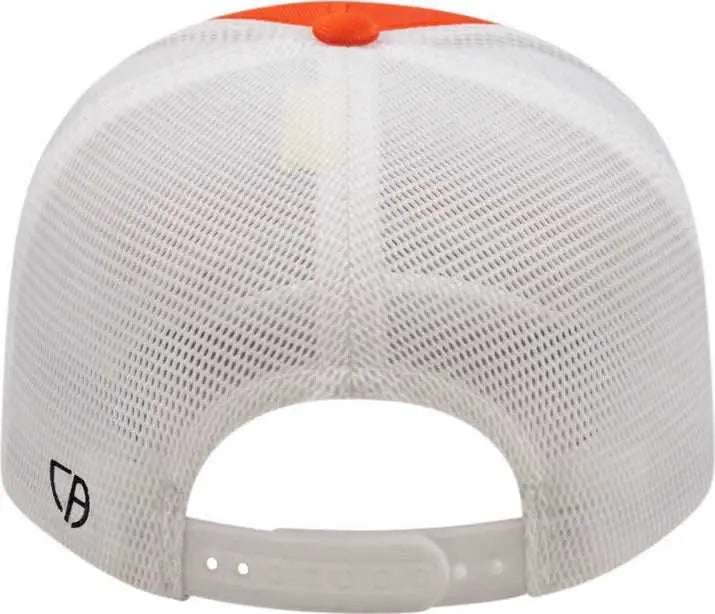 Cap America I8502 Flexfit 110 Trucker Mesh Back - Navy White - one Size Fits Most