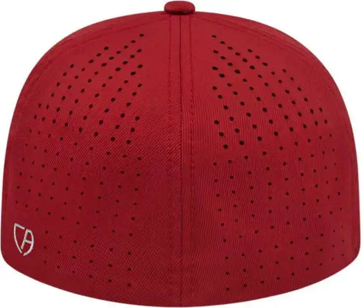 Cap America I8503 Flexfit Perforated Performance Cardinal