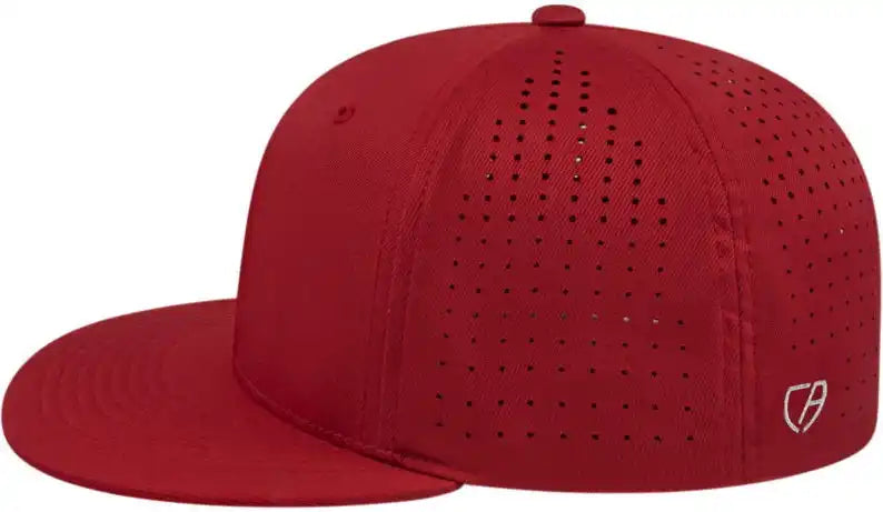 Cap America I8503 Flexfit Perforated Performance Cardinal
