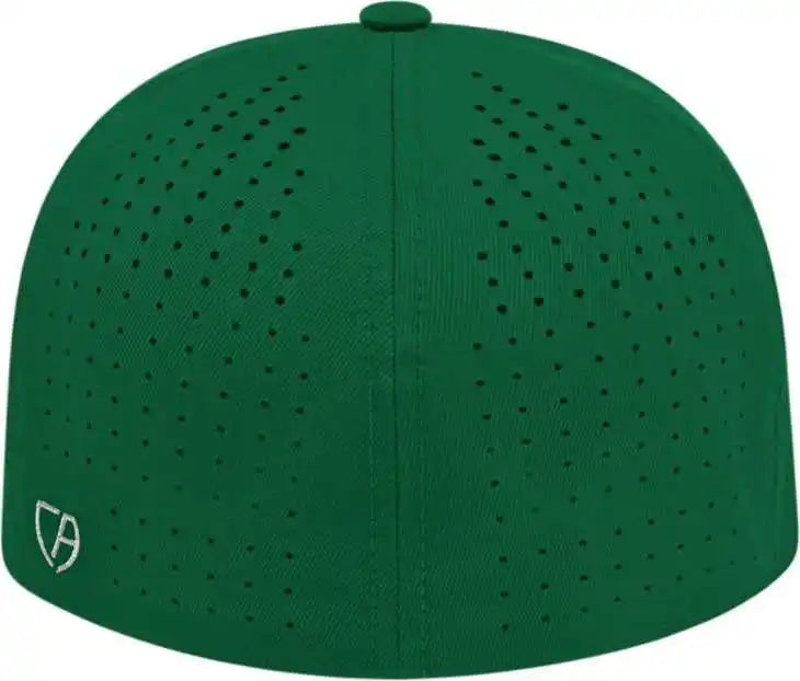Cap America I8503 Flexfit Perforated Performance Dark Green