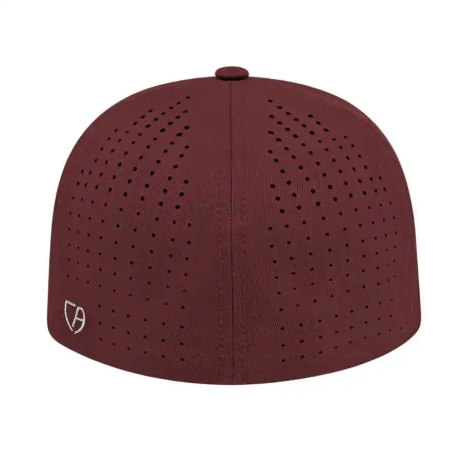 Cap America I8503 Flexfit Perforated Performance Maroon