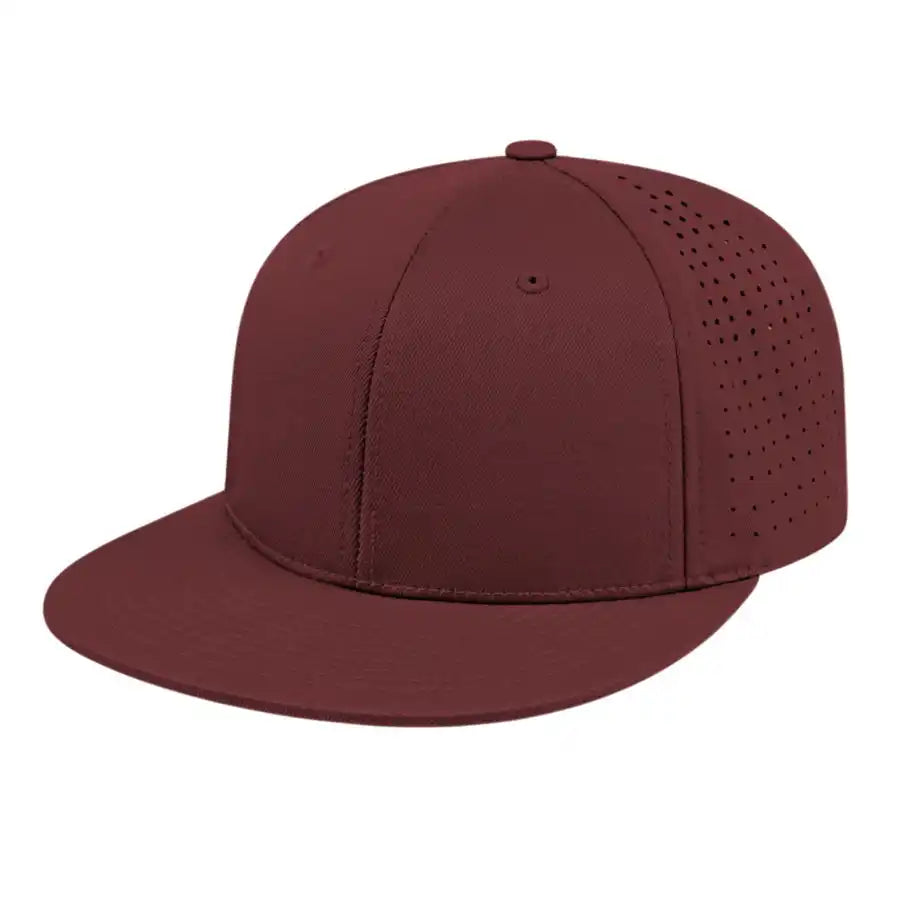 Cap America I8503 Flexfit Perforated Performance - Maroon - Xs