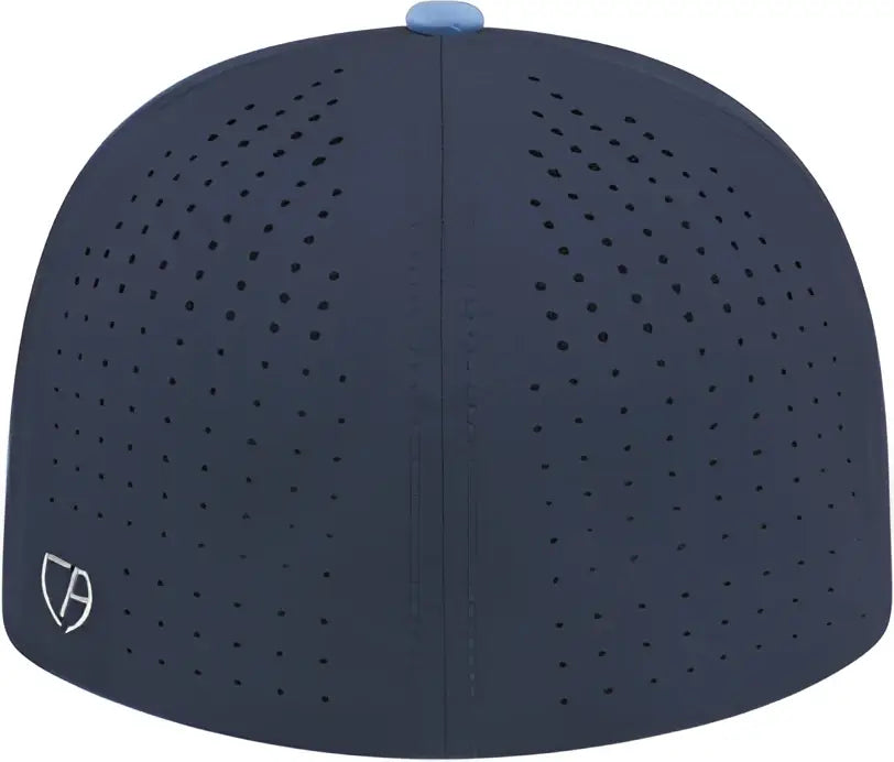Cap America I8503 Flexfit Perforated Performance - Navy Columbia Blue