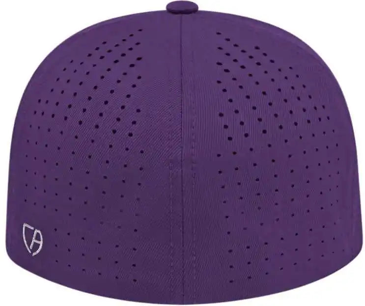 Cap America I8503 Flexfit Perforated Performance Purple